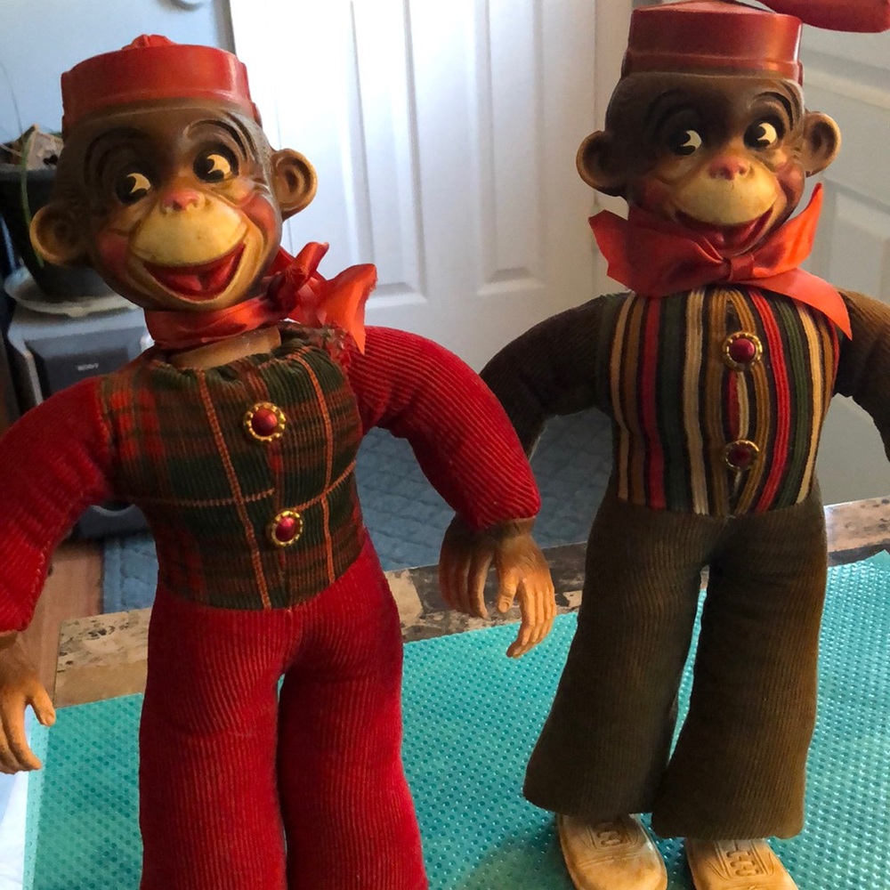 Very old monkey dolls